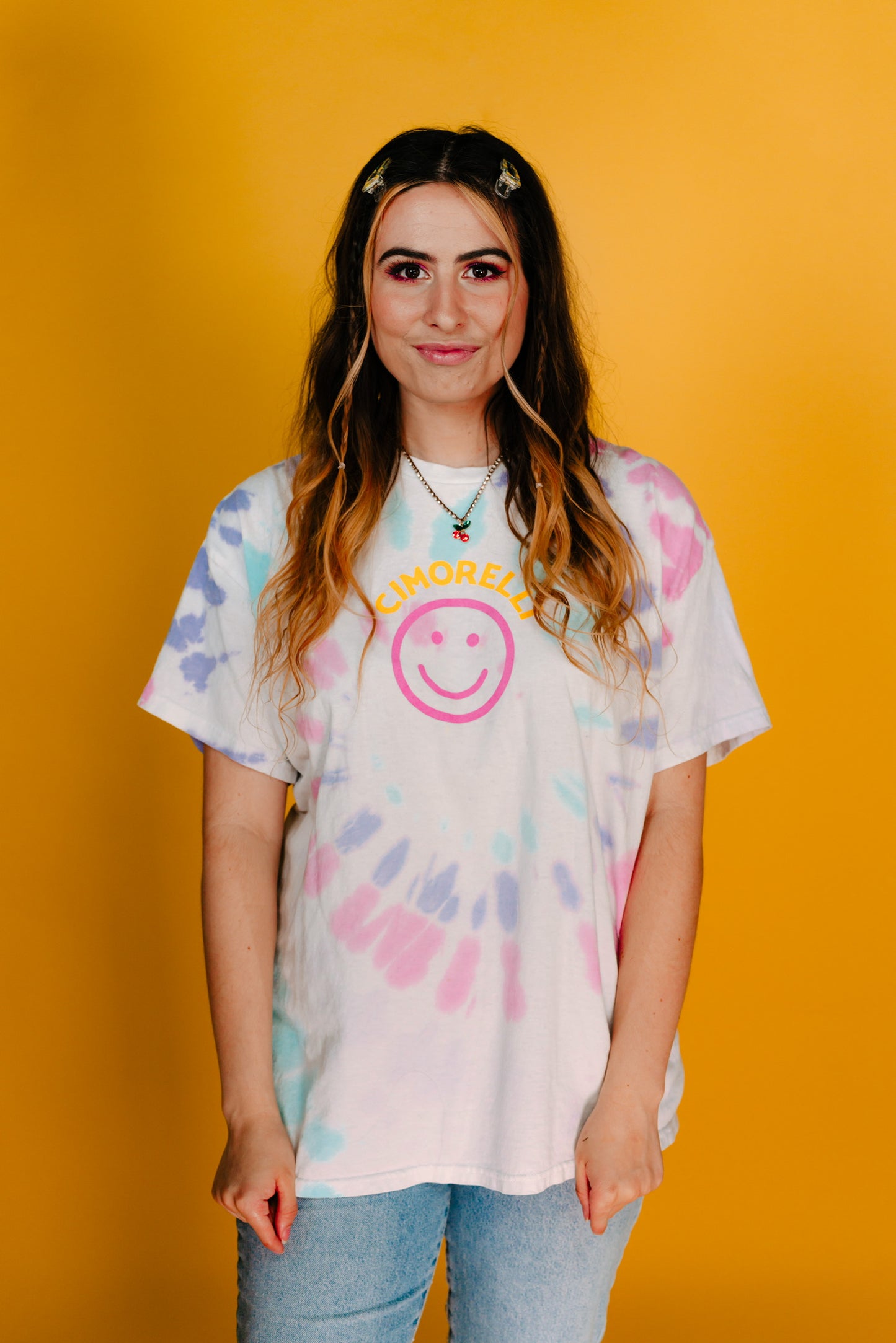 Cimorelli Smiley Tie Dye Tee