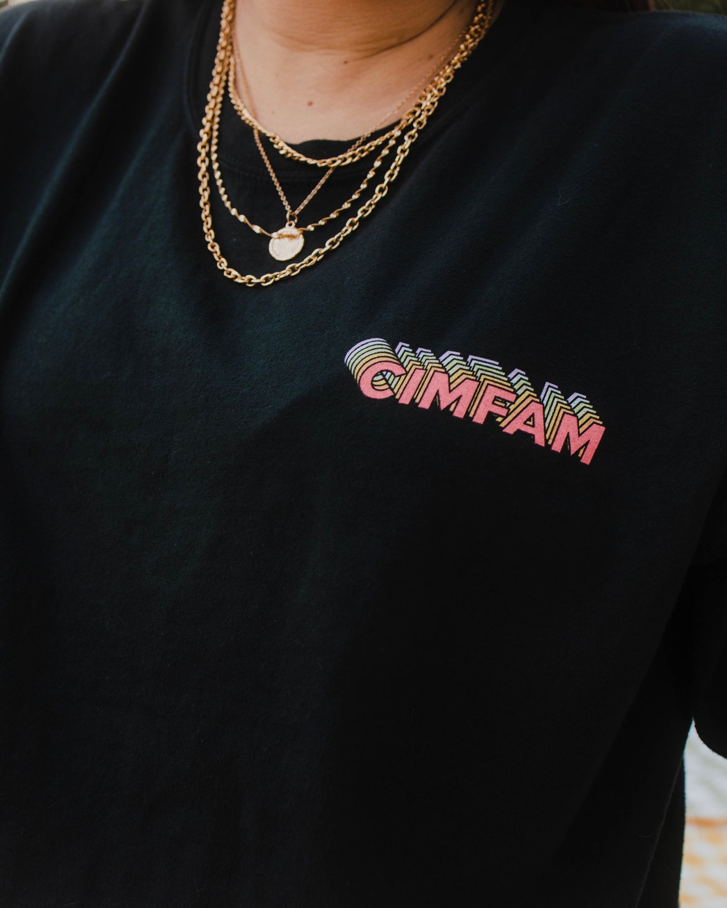 BLACK CIMFAM TEE