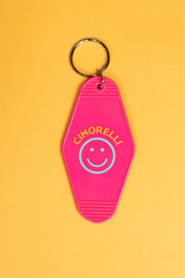 Cimorelli Smiley Pink Keychain