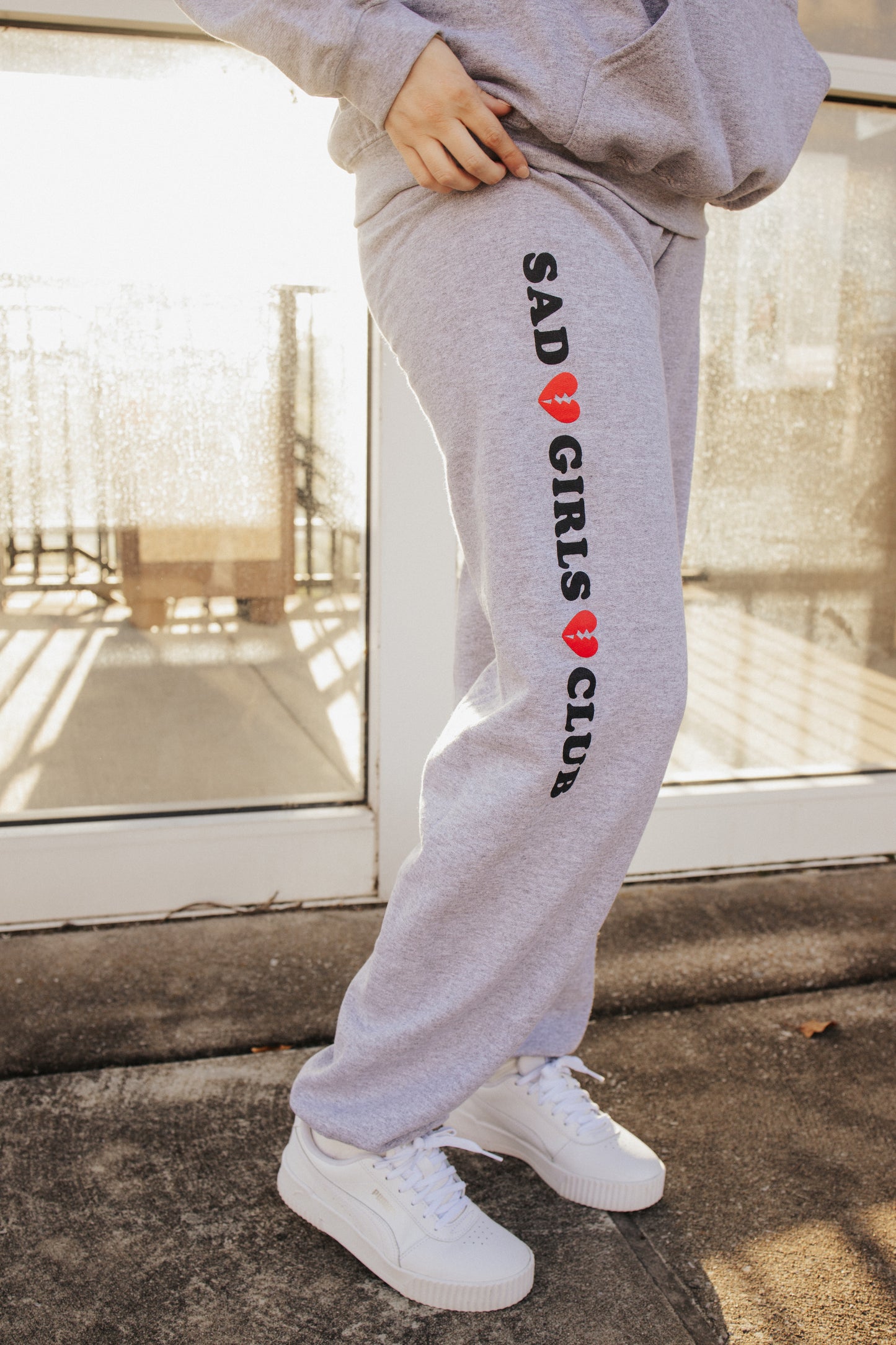 Sad Girls Club Sweatpants Grey