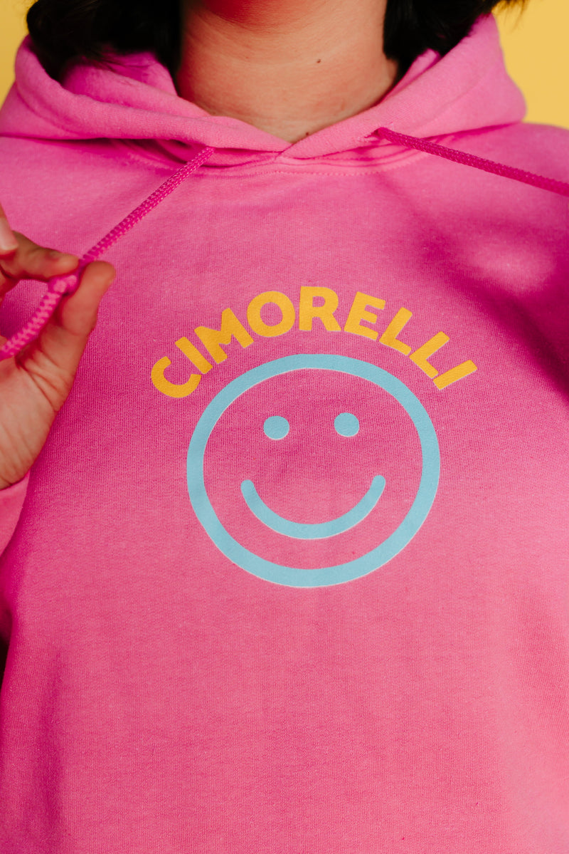 Cimorelli Smiley Pink Hoodie