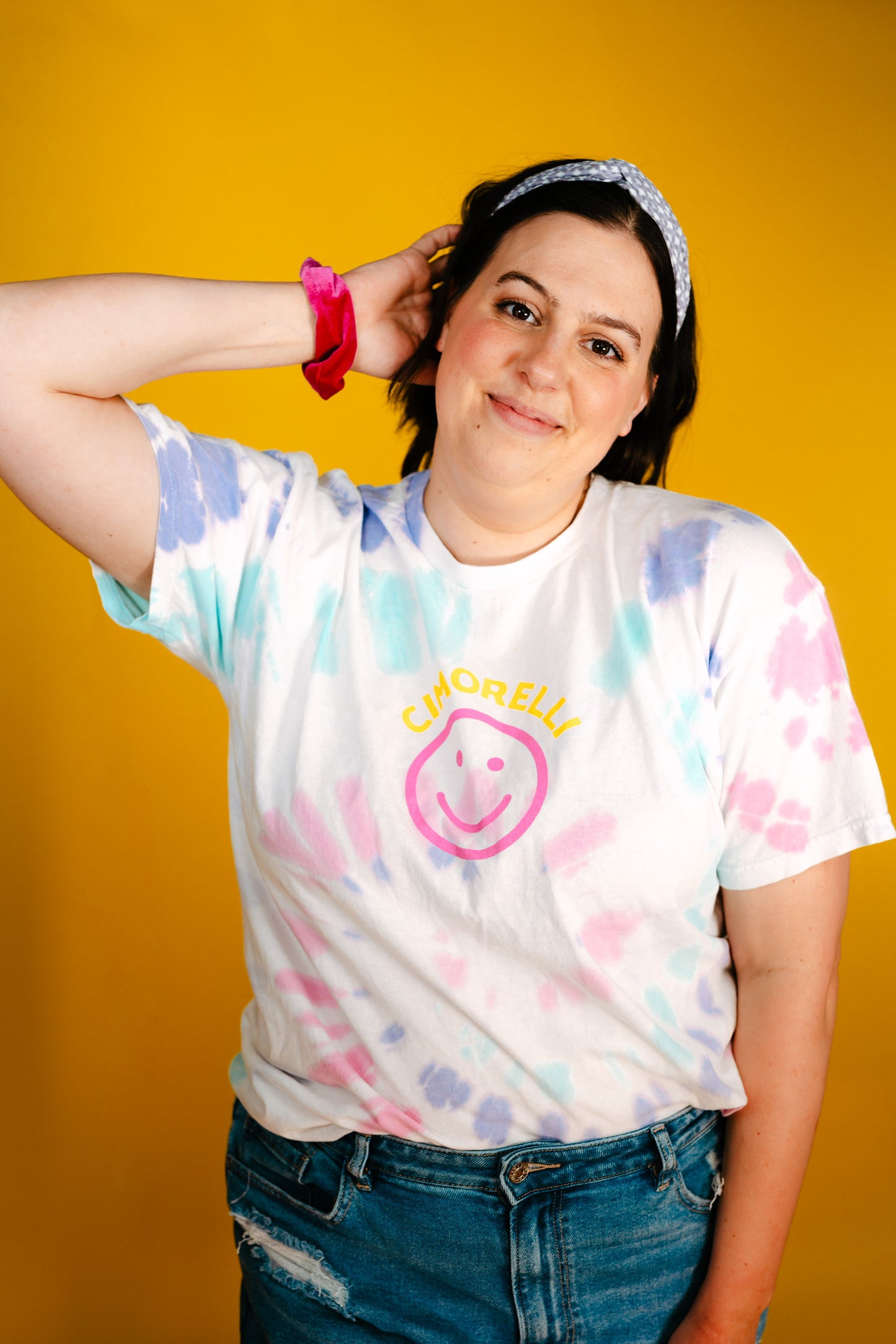 Cimorelli Smiley Tie Dye Tee
