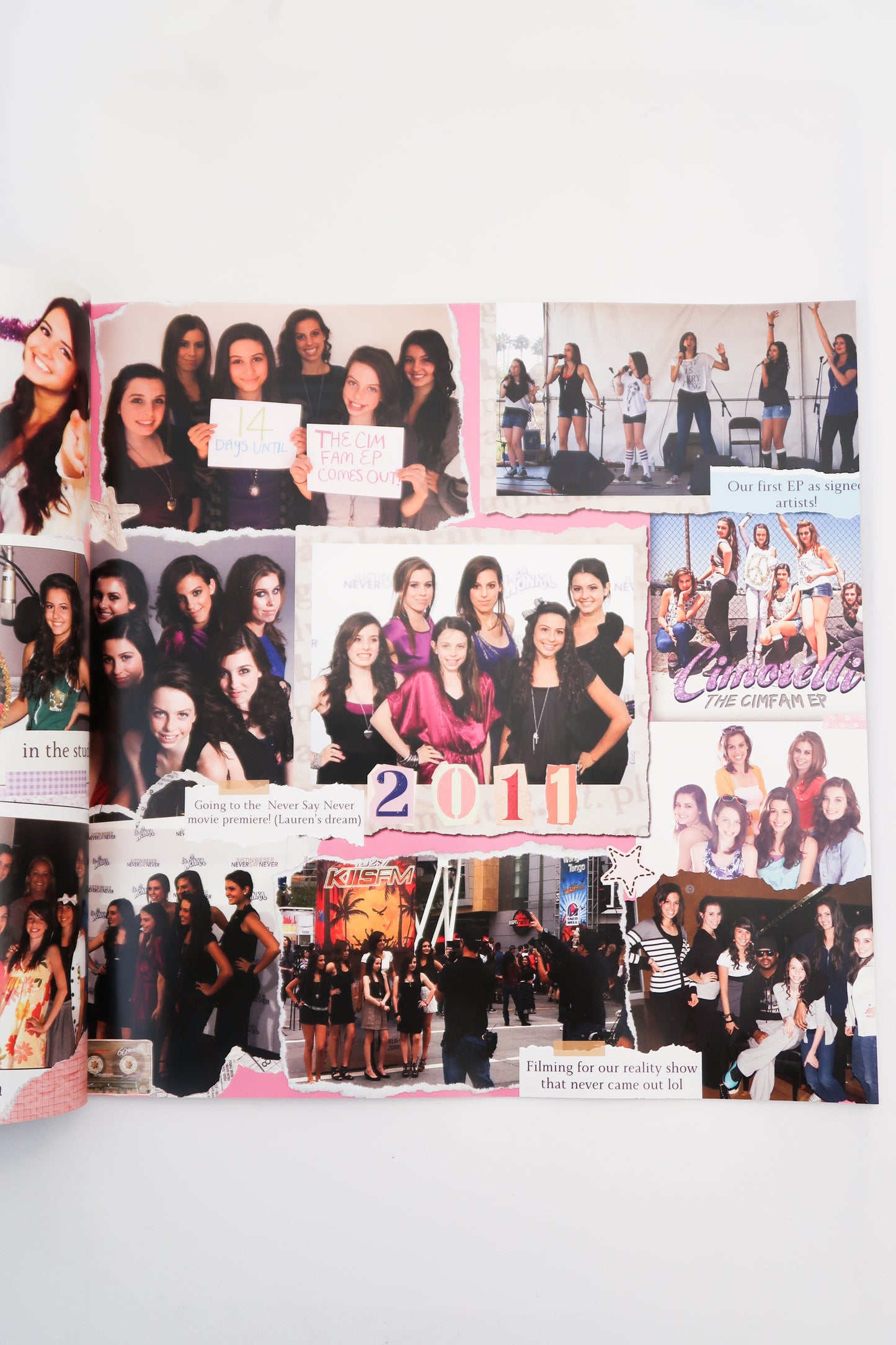 15 Years of Cimorelli Scrapbook
