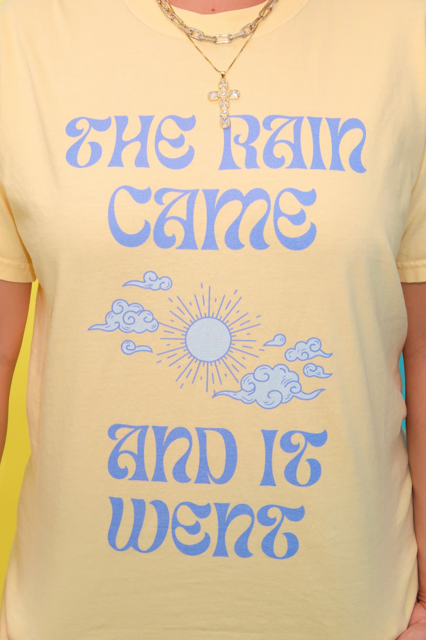 The Rain Came and It Went Yellow Tee