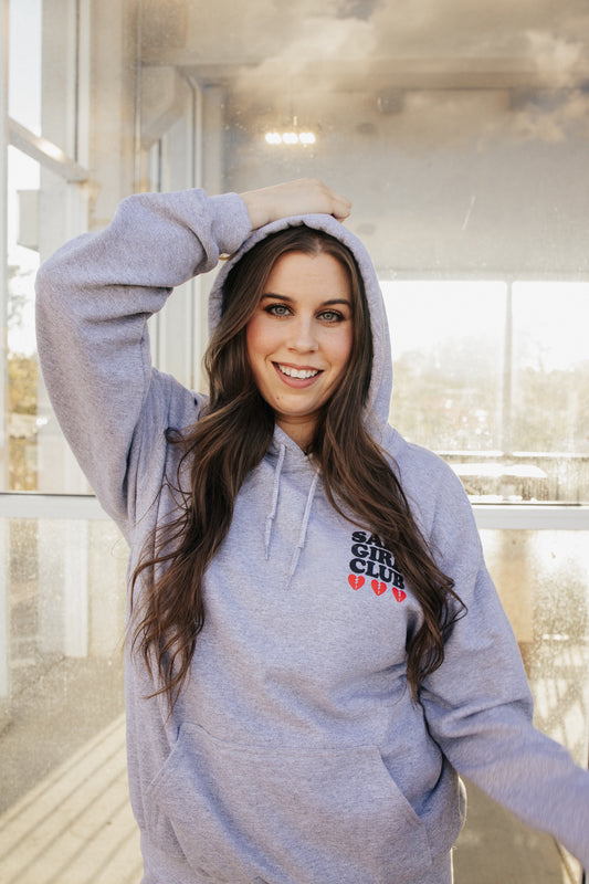 Sad Girls Club Grey Hoodie