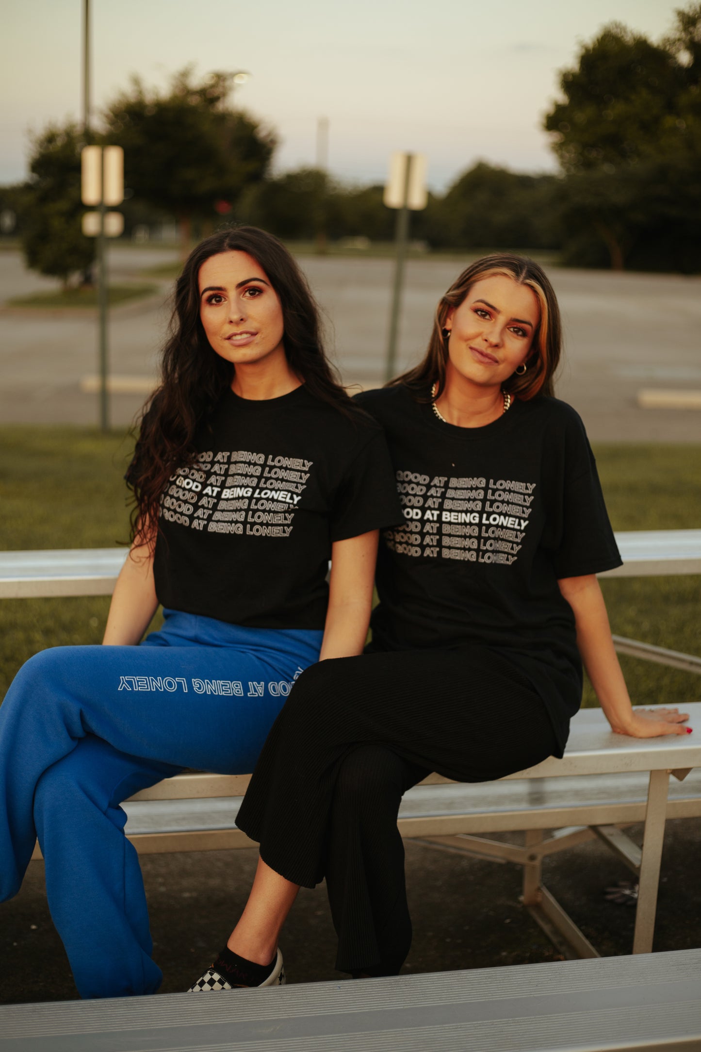No Good Black Tee