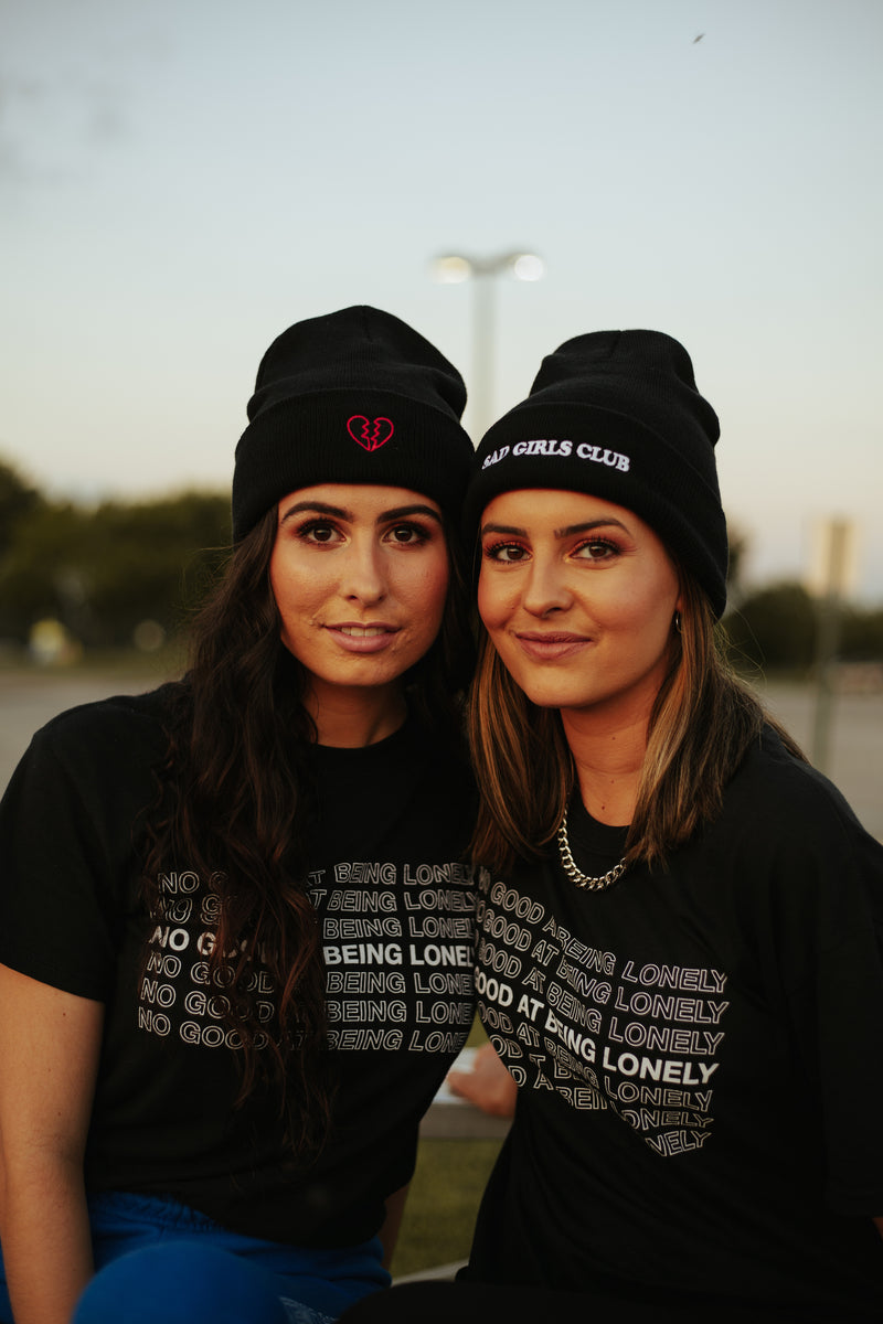 Sad Girls Club Black Beanie