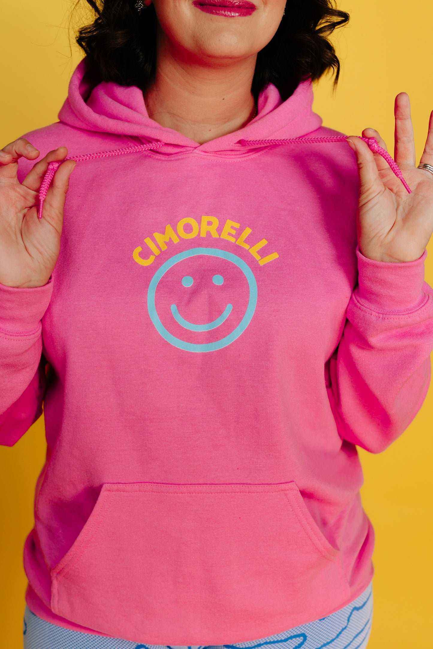 Cimorelli Smiley Pink Hoodie