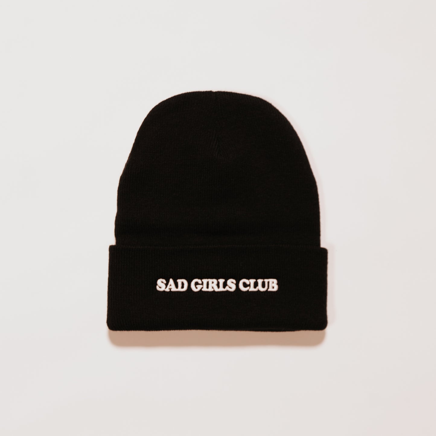 Sad Girls Club Black Beanie