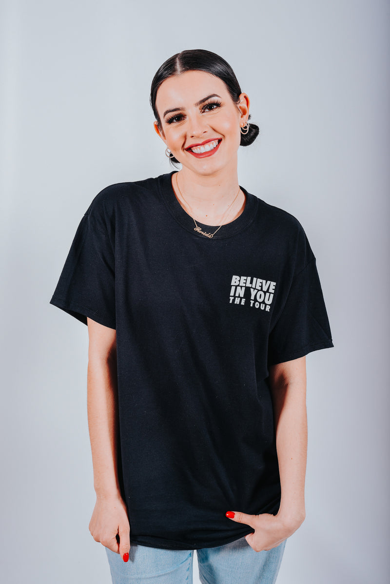 Believe In You Tour Black Tee