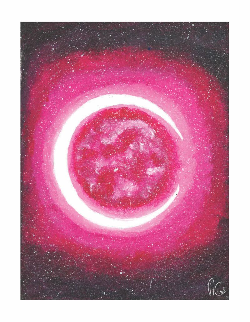 Magenta Moon 11x14 Print