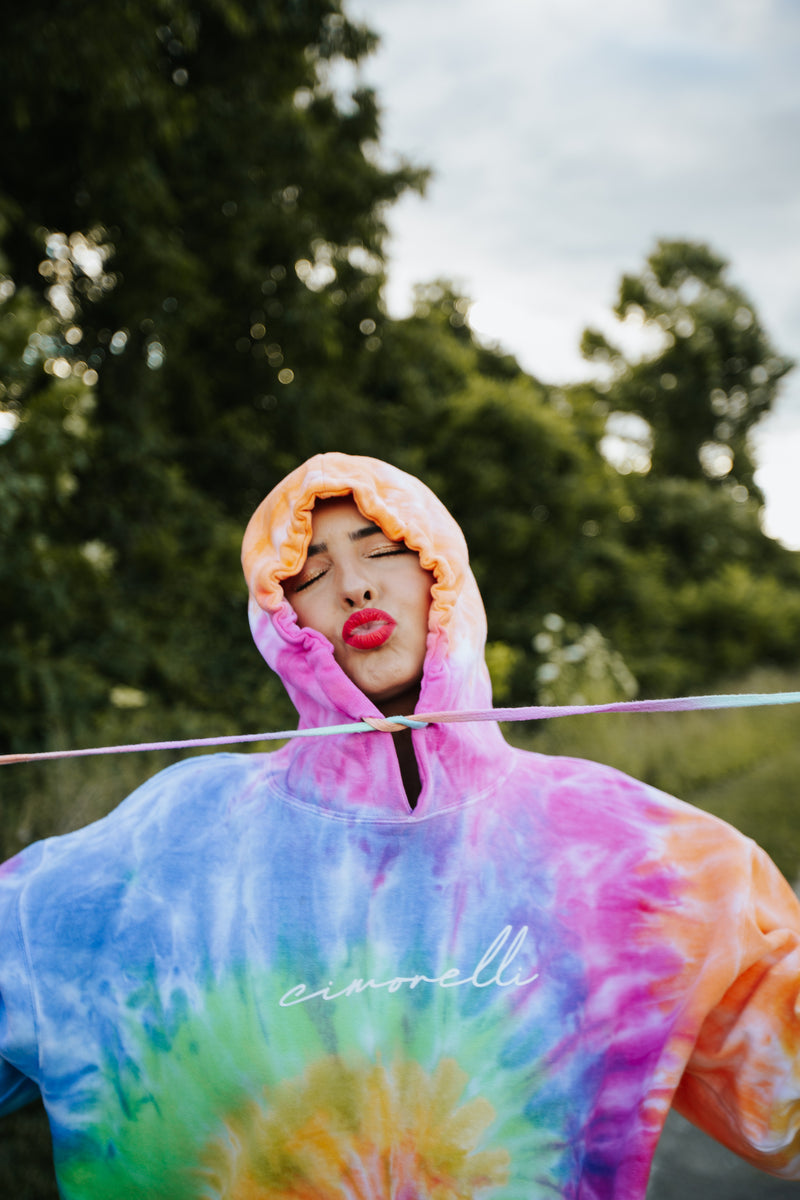 Sunburst Tie Dye Hoodie