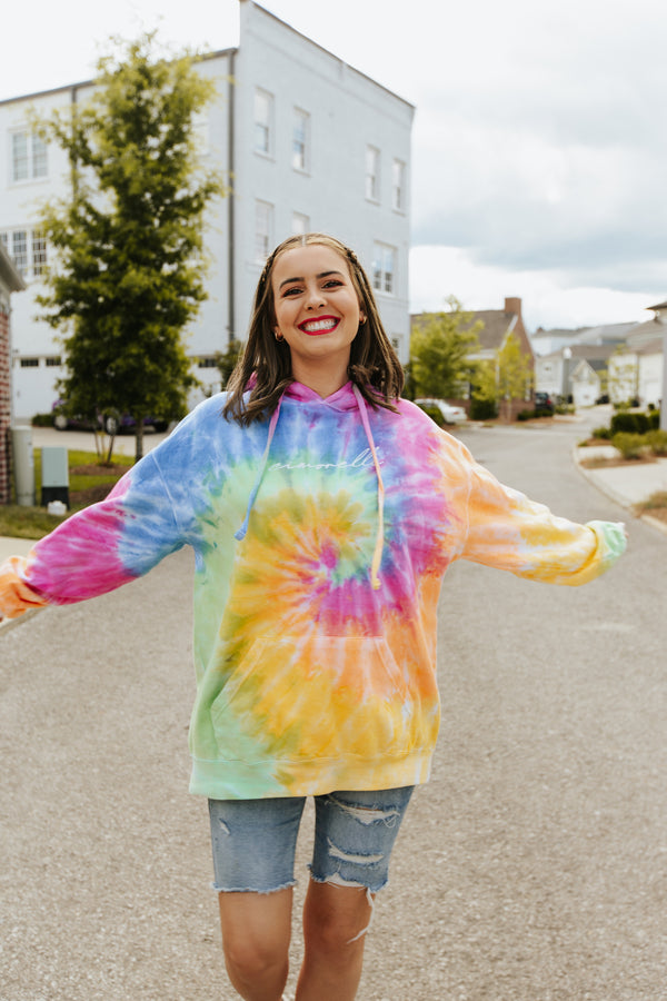 Sunburst Tie Dye Hoodie